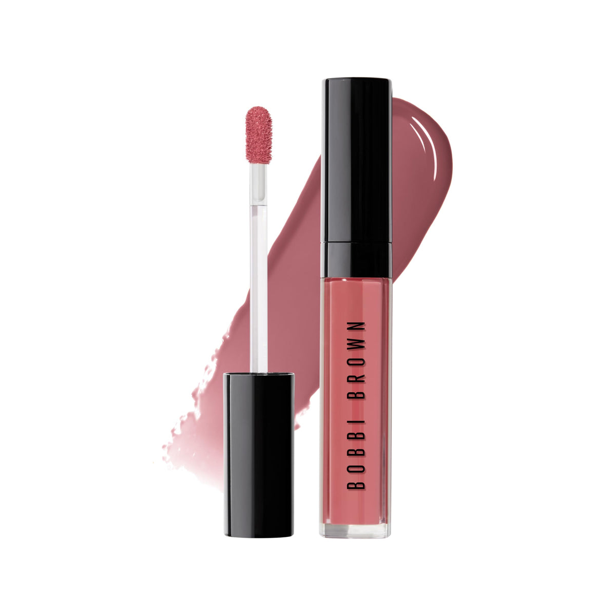 Bobbi Brown front tube showing branding and compact gloss portability