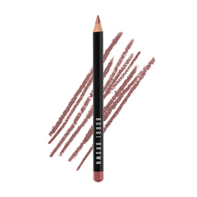 Bobbi Brown lip pencil front packaging showing slim rose pencil and cap for easy carry