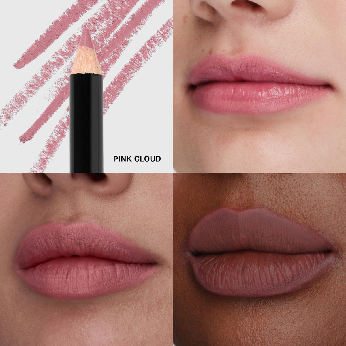 Bobbi Brown lip pencil tip closeup showing creamy texture and precise application