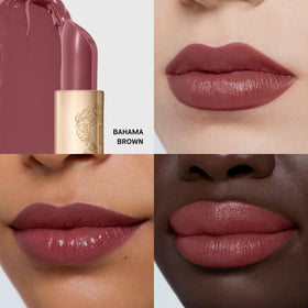 Bobbi Brown Luxe Lipstick twist-up bullet exposed highlighting application ease