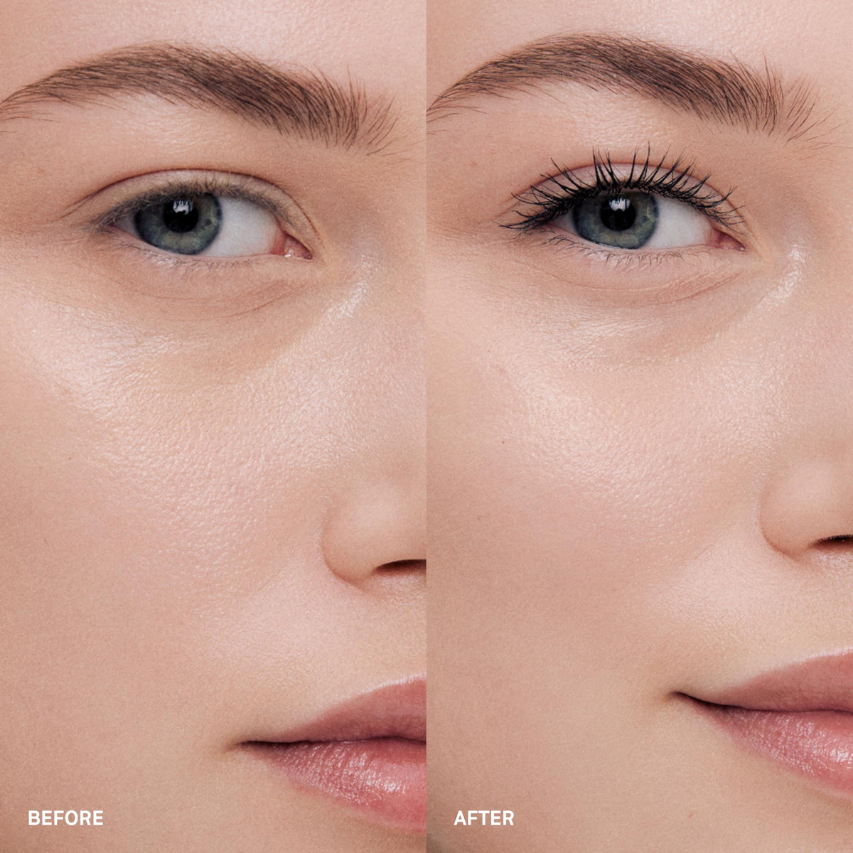 bobbi brown jumbo brush closeup illustrating bristle fan for lifted lashes