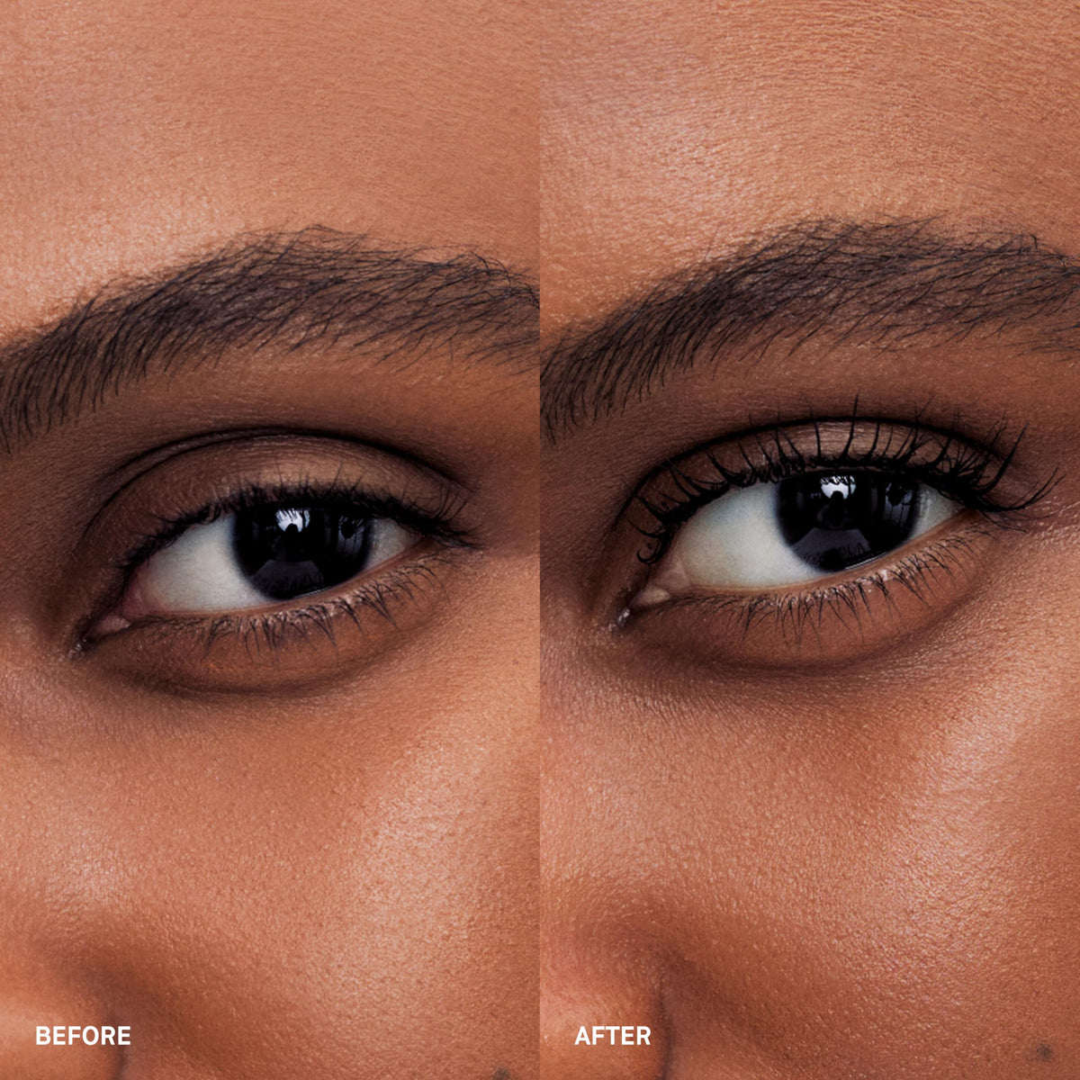 Bobbi Brown mascara wand close-up showing bristles for even application benefit