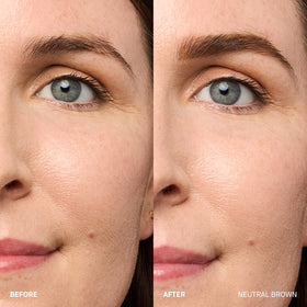 Bobbi Brown micro-point tip close-up showing precision for hair-like strokes