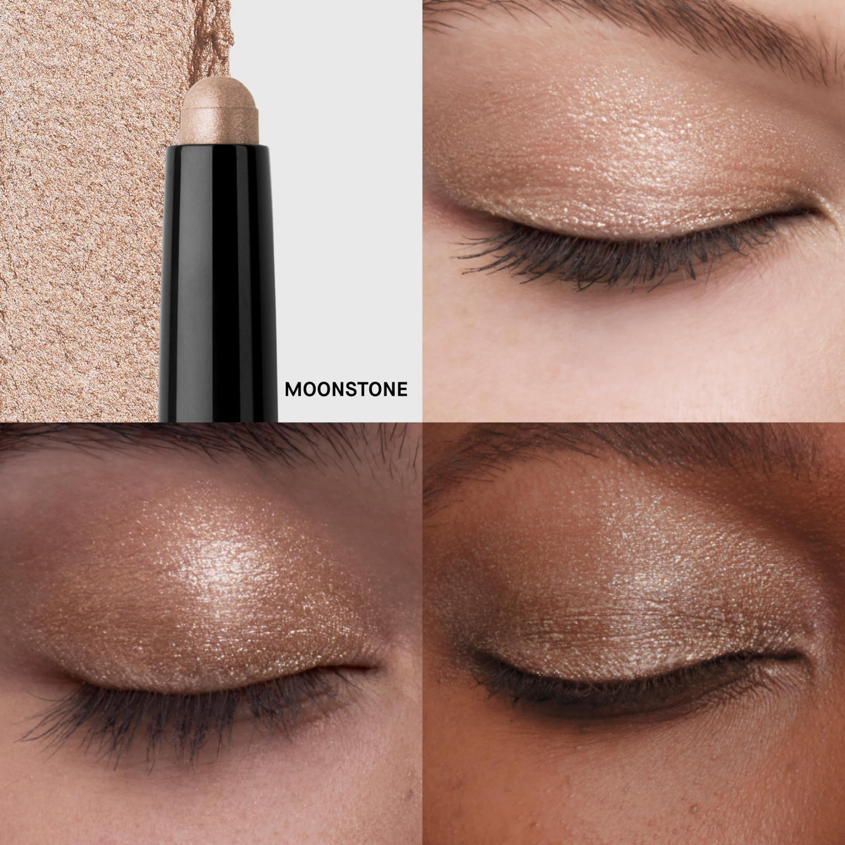 Bobbi Brown Moonstone creamy texture close-up demonstrating smooth blendability benefit