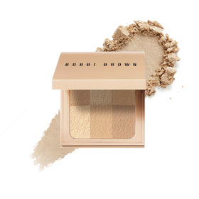 Bobbi Brown compact front view showing product and brand, clarifies size