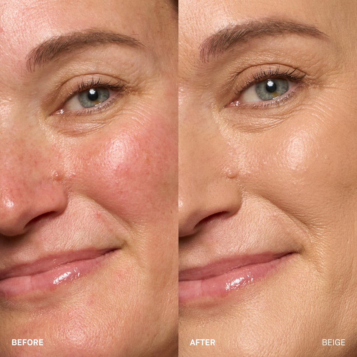 Bobbi Brown texture close-up of foundation pour showing lightweight feel