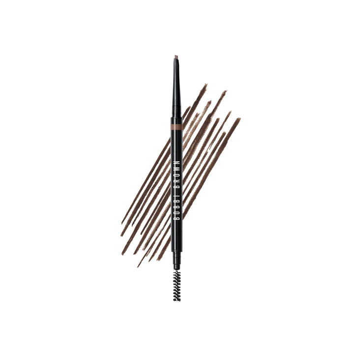 Bobbi Brown pencil front view showing slim packaging and label, perfect for travel