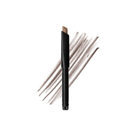 Bobbi Brown refill front view showing neutral brown shade and clear label benefits