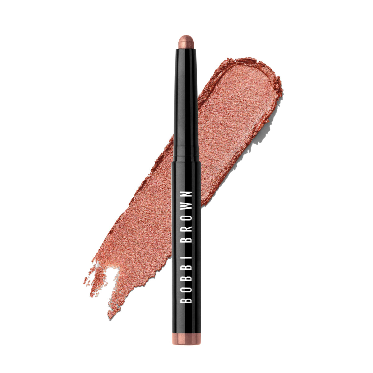 bobbi brown front packaging showing Ruby Shimmer stick and branding benefit easy application