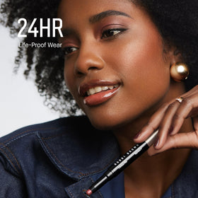 Bobbi Brown matte tip close-up showing creamy texture for smooth application