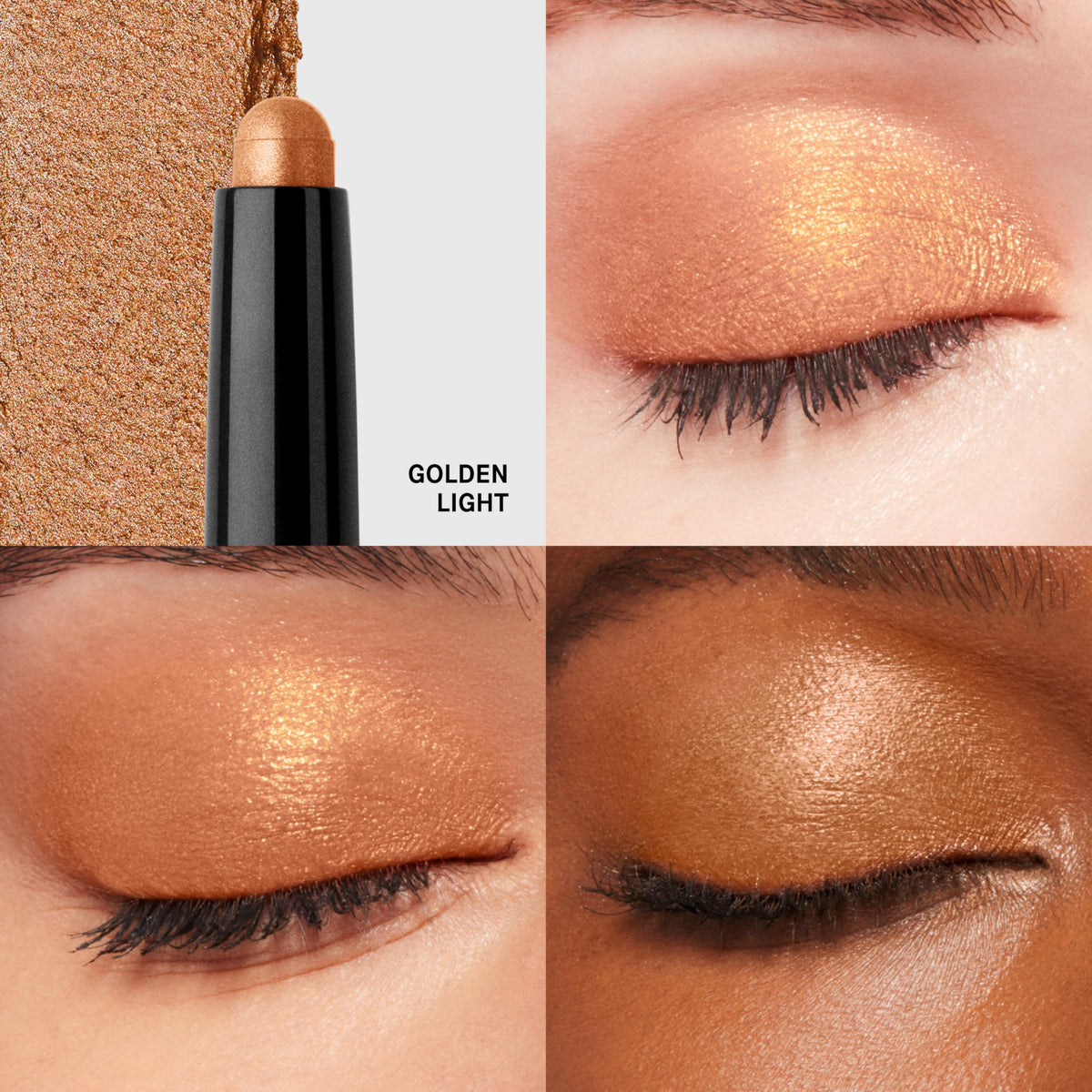 Bobbi Brown texture close-up of creamy Golden Light, smooth blendable finish