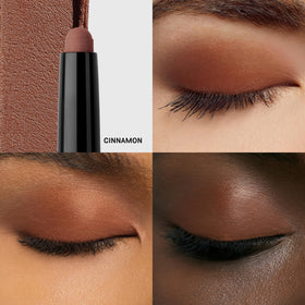 Bobbi Brown cinnamon swatch texture close-up showing creamy, blendable pigment benefit