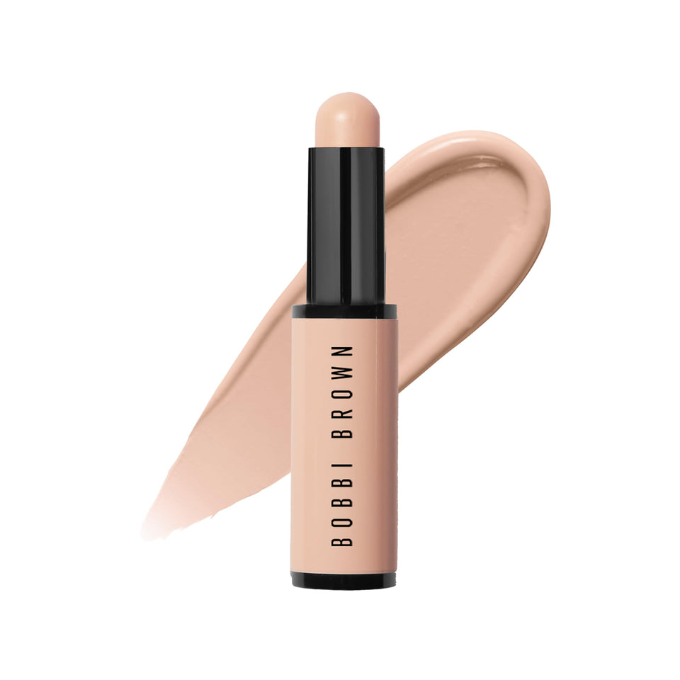 Bobbi Brown stick front packaging showing shade and compact benefit