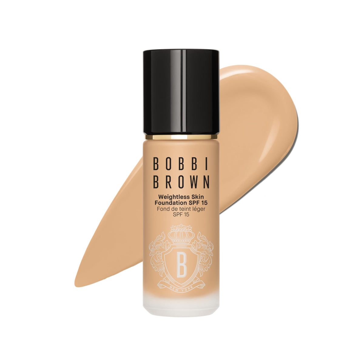 Bobbi Brown front bottle showing packaging and shade for easy selection