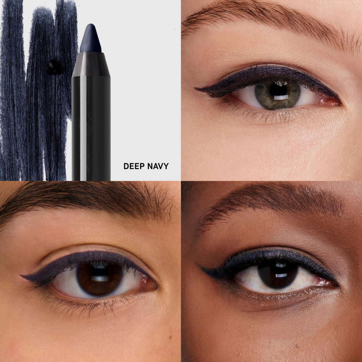 Bobbi Brown pencil tip close-up demonstrating creamy glide and precise point
