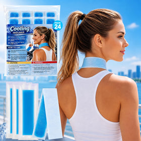 BobbleT front packaging showing 24 cooling patches and benefits