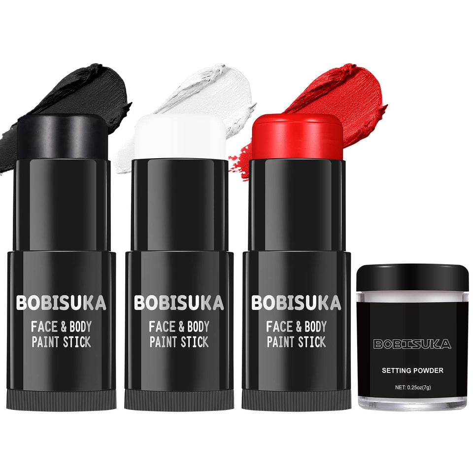BOBISUKA front packaging showing three paint sticks and powder for ready use