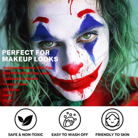 BOBISUKA full-face USA flag paint for cosplay delivering bold, camera-ready color