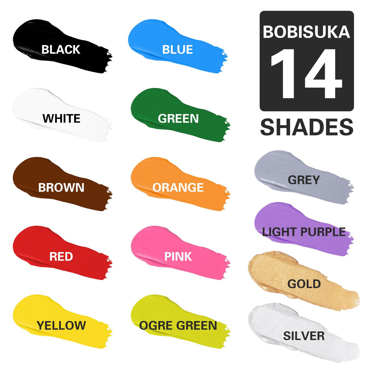 BOBISUKA kit scale and contents layout with brush and sponge to show portability and tools