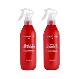 BOBOS Remi lifestyle use model spritzing hair to improve manageability and shine