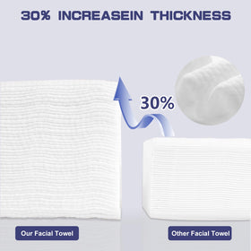 BODFPPC towel wet removing makeup demonstrating effective cleansing
