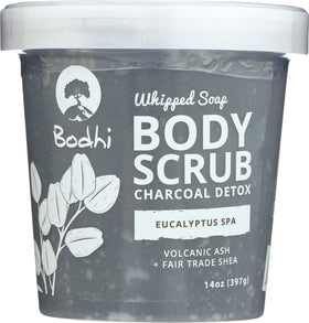 BODHI jar front view showing label and 14 oz size, clear product benefit visible