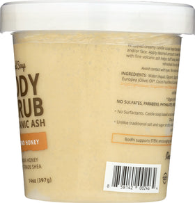 BODHI label close-up highlighting ingredients and transparency benefit
