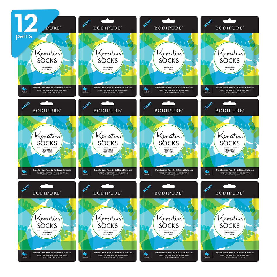 Bodipure front packaging showing 12 pairs and product benefits