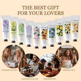 BODY & EARTH tubes arranged in gift basket showing party favor suitability benefit