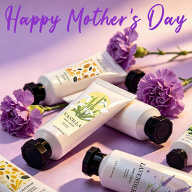 BODY & EARTH scent array with ten tubes lined up to highlight fragrance variety and choice