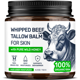 Body Art jar front view showing whipped tallow balm benefits hydration