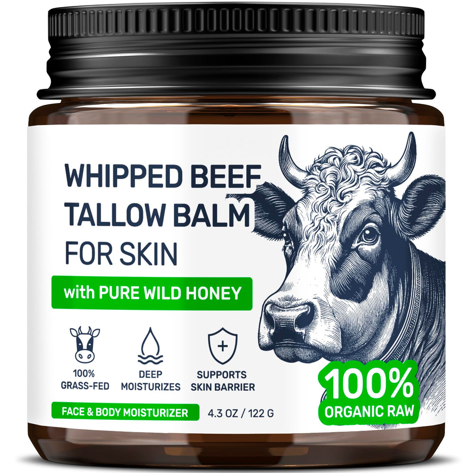 Body Art jar front view showing whipped tallow balm benefits hydration