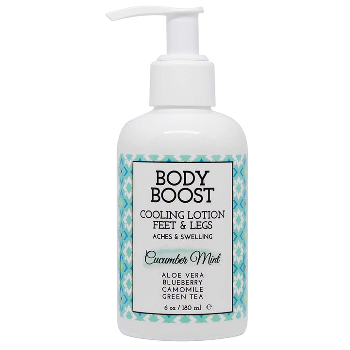 Body Boost front packaging showing cucumber mint label and cooling benefit