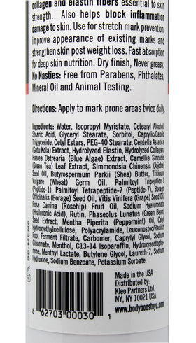 Body Boost Men applied to athlete thigh post-workout, shows prevention and skin support