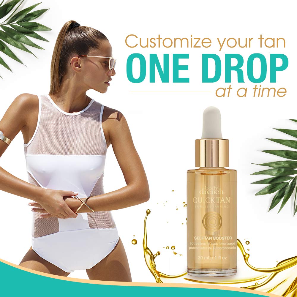 Body Drench dropper detail dispensing a drop, highlighting precise dosage control benefit