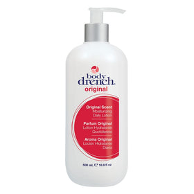 Body Drench front packaging showing 16.9 fl oz bottle and calming benefits