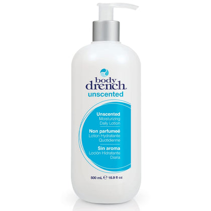 Body Drench front pump bottle showing label and easy dispensing benefit