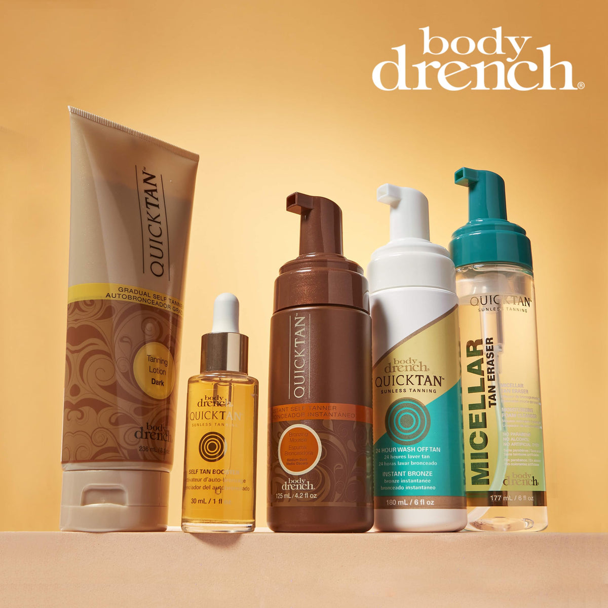 Body Drench lifestyle evening ready image showing natural sun-kissed glow