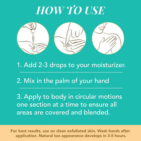 Body Drench size and scale image next to a hand to show the portable 1 fl oz bottle