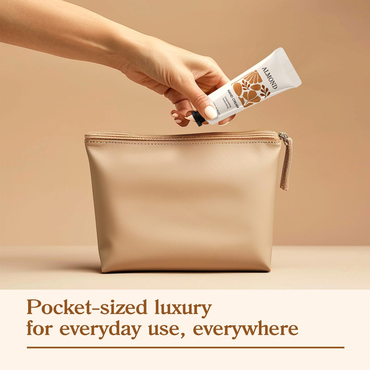 BODY & EARTH # LOVE tube inside a purse, convenient for travel use