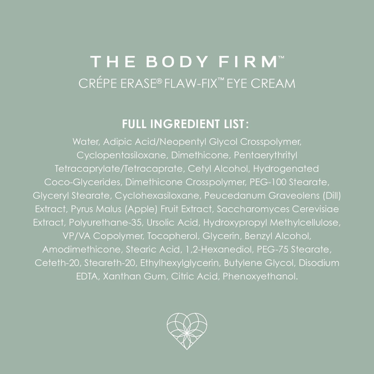 BODY FIRM jar next to coin showing 0.5 fl oz travel-friendly size benefit