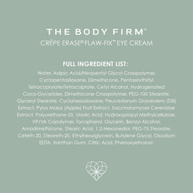 BODY FIRM jar next to coin showing 0.5 fl oz travel-friendly size benefit