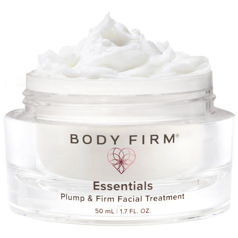 BODY FIRM front jar packaging showing product and benefits