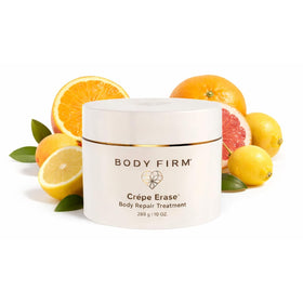 BODY FIRM jar front packaging showing label and 10 oz size benefit