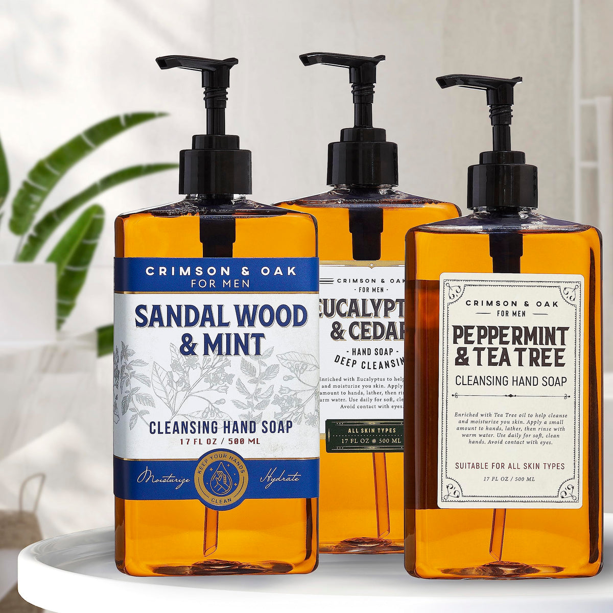 Body Prescriptions bottles on bathroom counter illustrating tidy placement and appealing scent presence.