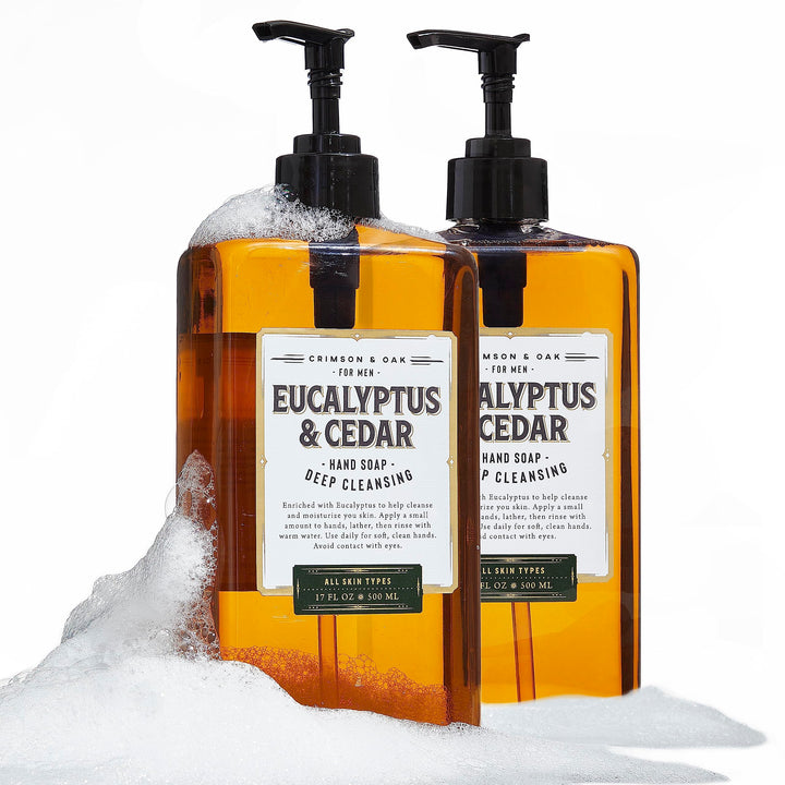 Body Prescriptions front packaging showing bottle label and eucalyptus cedar scent benefits