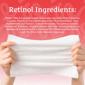 Body Prescriptions wipe in hand showing size and portability advantage