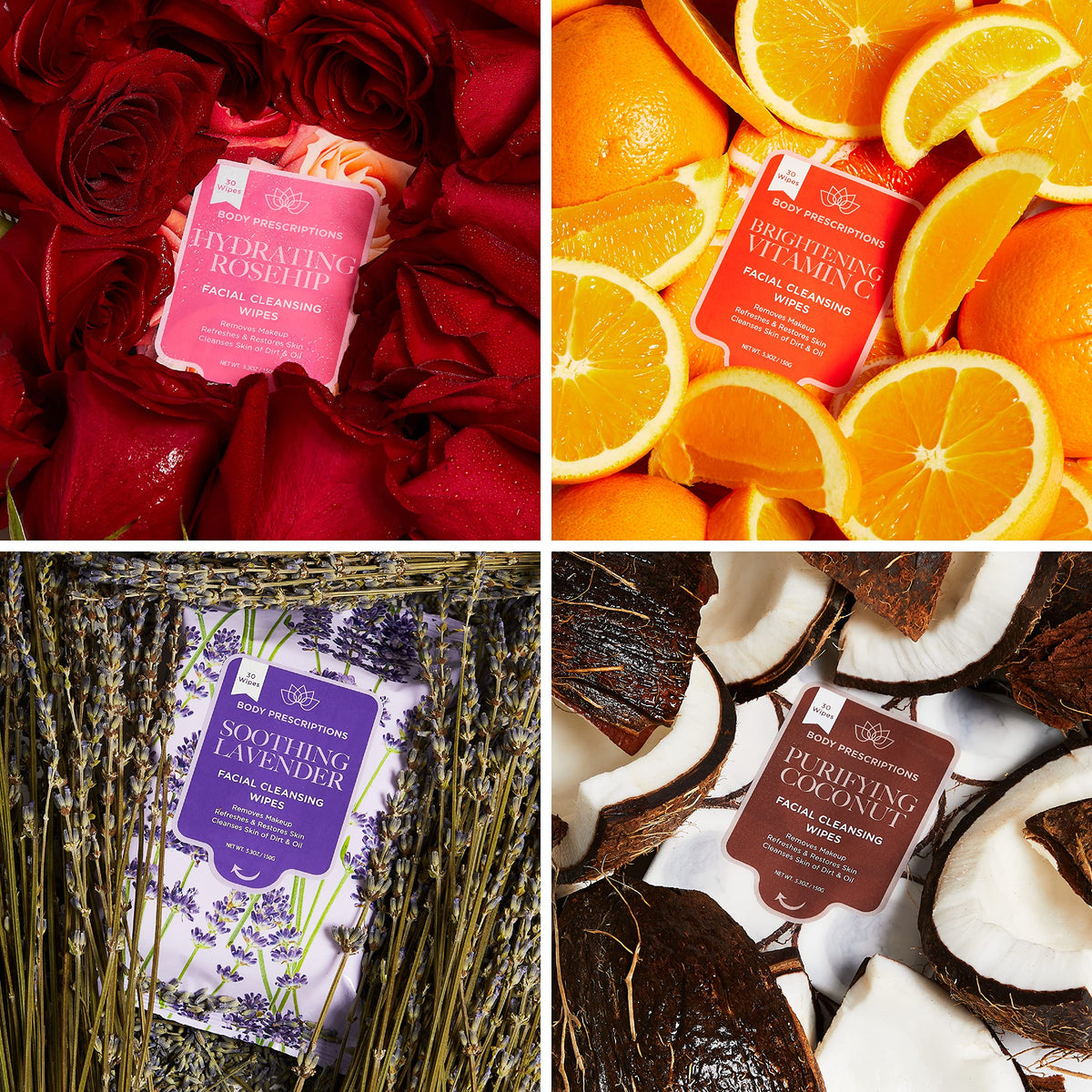 Body Prescriptions resealable flap detail emphasizing moisture retention and portability