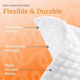 Body Prescriptions single wipe close-up showing soaked cloth and easy makeup removal