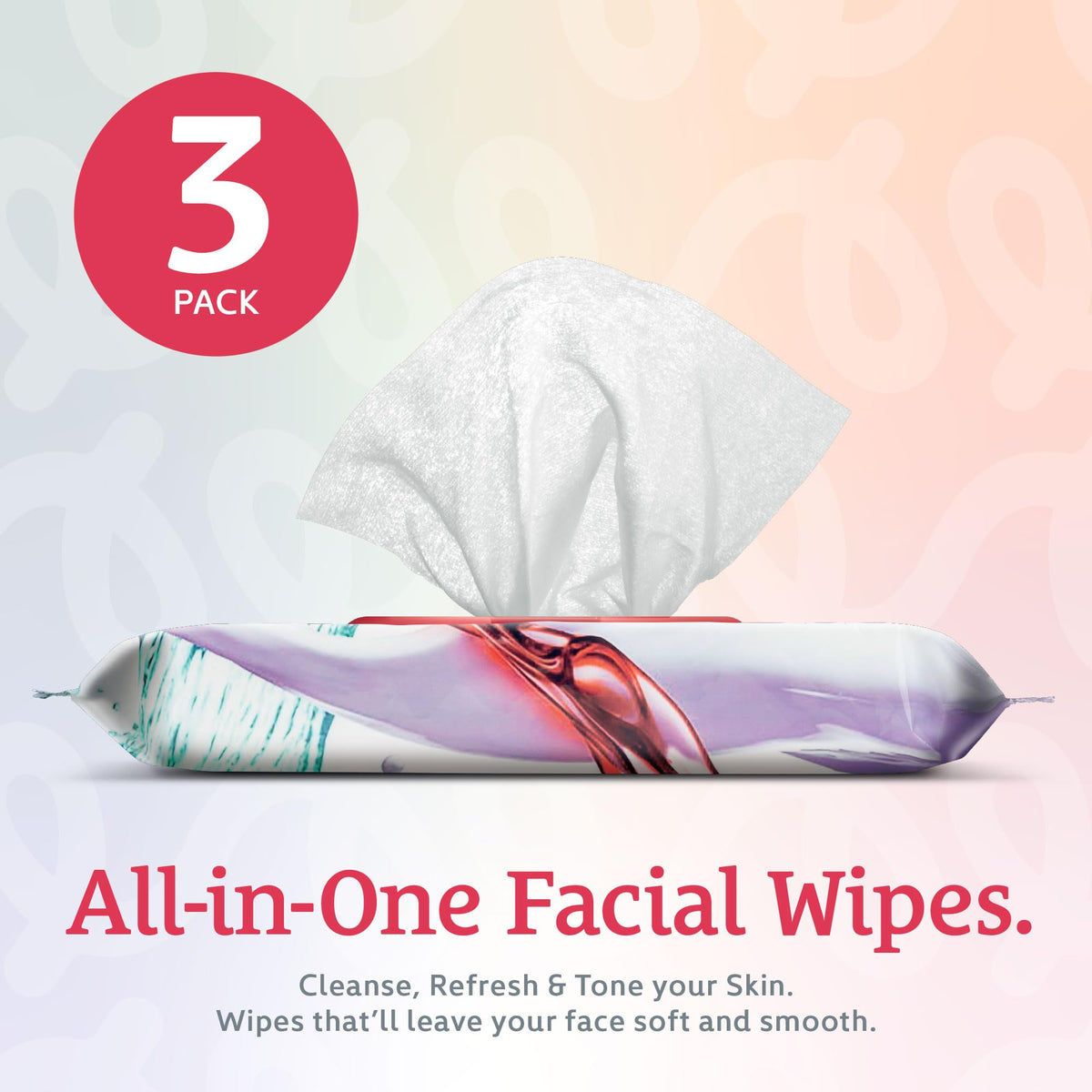 Body Prescriptions wipe removing mascara to demonstrate makeup removal